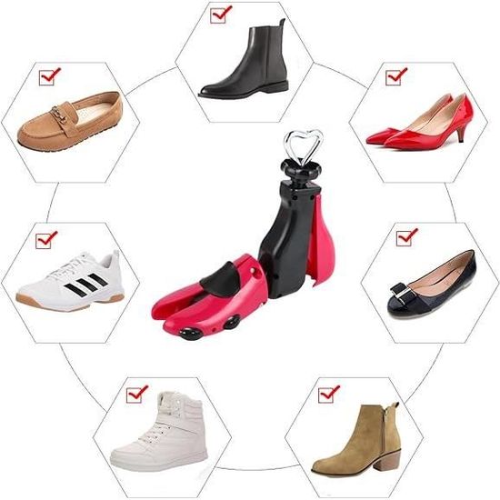 Agrandisseur Bottes Et Baskets SOSALUK Embauchoirs Chaussures Homme Femme 37-42, Ecarteur Chaussure Embauchoir Pour Chaussures Serrées Pointures 35-42 Agrandisseur Bottes Et Baskets SOSALUK Embauchoirs Chaussures Homme Femme 37-42, Ecarteur Chaussure Embauchoir Pour Chaussures Serrées Pointures 35-42