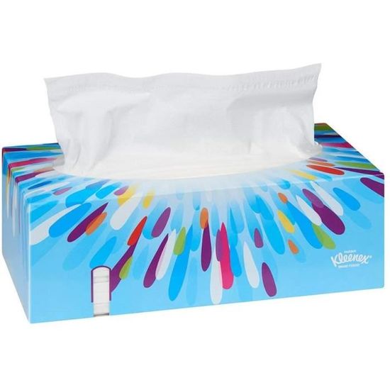 Kleenex Family Set 2 Boîtes Mouchoirs Maxi Format - Pour Toute La Famille, Indicateur Remplissage