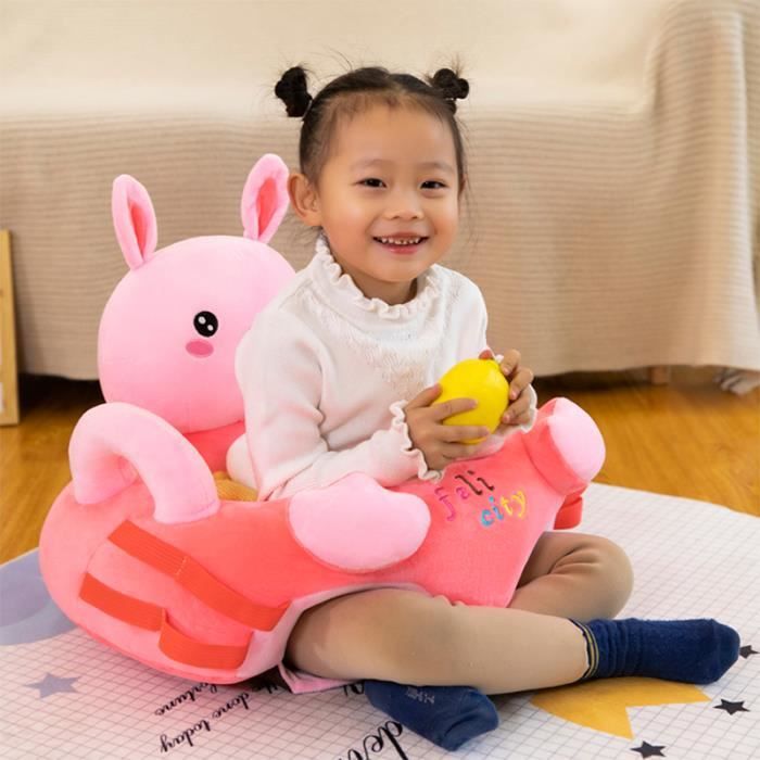 Chaise de Soutien de canapé pour bébé, Peluche pour Enfants de Dessin animé, Apprendre à S'asseoir, canapé, Chaise de Salle à Manger pour Enfants, Coussin Animal Mignon pour