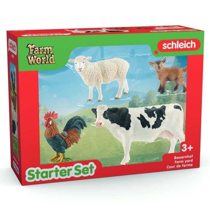 Mes Premiers Animaux De La Ferme, Coffret Schleich D'Animaux, Schleich 42729 Farm World, Des 5 Ans - Figurine pour enfant - Achat & prix