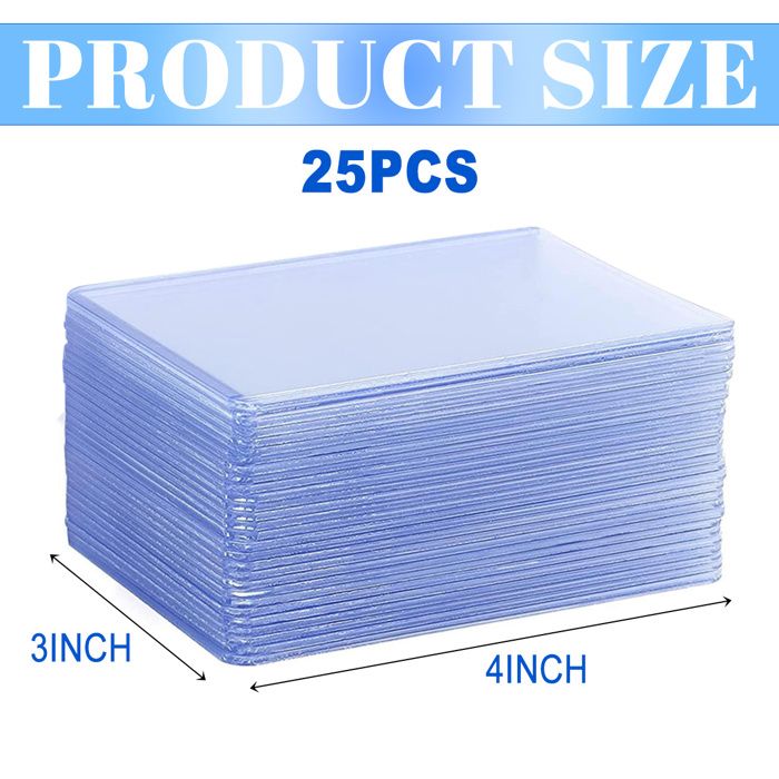 Aphumedc Lot de 25 pochettes à une seule poche, 5,3 x 5,3 cm, protections transparentes pour pièces de monnaie, billets (rectangulaires Aphumedc Lot de 25 pochettes à une seule poche, 5,3 x 5,3 cm, protections transparentes pour pièces de monnaie, billets (rectangulaires