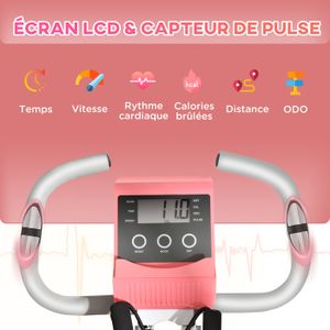 Ativafit vélo d'exercice pliable