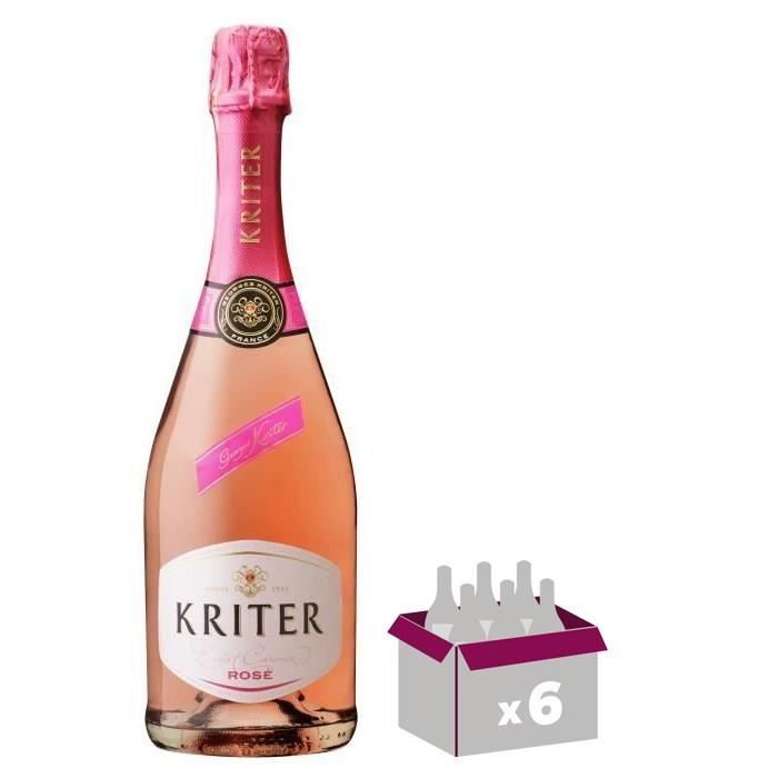 Kriter Rosé - Vin mousseux 75cl x 6