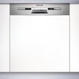Lave-vaisselle encastrable BRANDT VH1772X - 12 couverts - Largeur 60 cm - 47 dB - Bandeau inox/silver-0