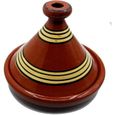 Décor ethnique Tajine Pot en terre Cuite Marocain Plat 30cm L 1806191024-0