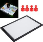 SANAG Tableau De Copie Réglable À 3 Lumières Brightpad Copier Graffiti Led Panel, 3 Lumières Réglables Planche À Dessin