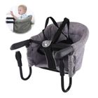YSINOBEAR Siège de table pliable pour Bébé avec pinces antidérapantes et poche assise, convient pour table à manger, camping, 6-36 Mois