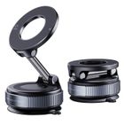 Support Téléphone Voiture - KINGCENTON 2025 - Magnetique - Aspiration sous vide - Pliable - Compatible Magsafe