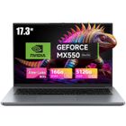 VANWIN PC portable Gamer 17,3"-NVIDIA GeForce MX550 Graphique-Intel Alder Lake N95(jusqu'à 3,4GHz)-16Go DDR4 RAM 512 Go SSD -Ordinateur