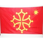 AZ FLAG Drapeau Occitanie avec étoile 150x90cm - occitan - France