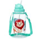 Gourde Enfant BARBACADO 450ml - Animaux safari du Zoo - Paille & Cordon