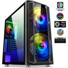 SPIRIT OF GAMER – GHOST 5 - Boitier PC Gamer ATX/mATX – 2 Ventilateurs ARGB 200mm Compatible ASUS Aura/MSI Mystic/ASROCK