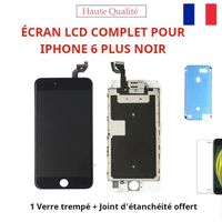 ECRAN LCD VITRE TACTILE COMPLET POUR IPHONE 6 PLUS NOIR