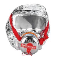 GOD09266-Fdit masque d'évacuation Masque facial d'évacuation d'incendie Filtre à gaz Respirateur Couvre-visage protecteur d'auto-sa