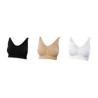 Lot de 3 Culottes Comfortisse - Tissu flexible, confort supérieur - Colories noir/beige/blanc - Taille M 38/40