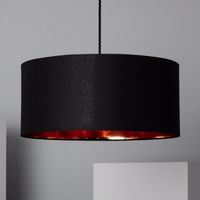TECHBREY Lampe Suspendue Reflect E27 H 20 cm Luminaire D'Interieur Noir