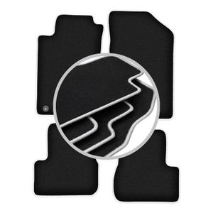 Tapis De Sol Pour Peugeot 206 Coupé/Cabriolet (1998-2013) - Set 4 Pièces, Qualité Basic, Antidérapant