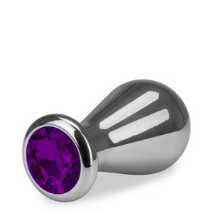 Plug Anal Métal Rosebud Annelé XL - 8 Coloris, Aluminium, Marque Love And Vibes, Neuf