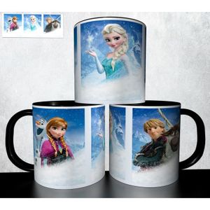 2 Mugs + 1 Assiette Céréales Reine Des Neiges Frozen  Disney