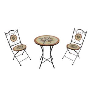 Ensemble table et chaise de jardin AXI Amélie Table et Chaise Bistrot, 2 Chaises 1 Ta