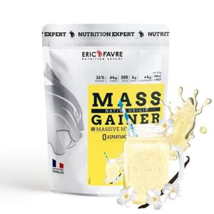 GAINER - PRISE DE MASSE Eric Favre - Mass Gainer Native Protein - Gainers - Cookies & cream - 3kg
