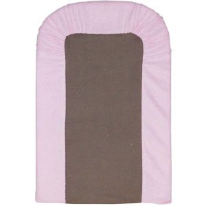 MATELAS À LANGER Matelas à langer déhoussable - LOOPING - Rose - Tissu éponge et PVC - 70 x 40 cm
