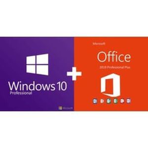 BUREAUTIQUE À TÉLÉCHARGER Windows 10 Pro + Office 2019 pro plus envoi RAPIDE