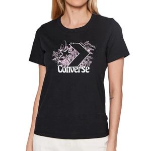 T-SHIRT T-shirt Noir Femme Converse Plantasia
