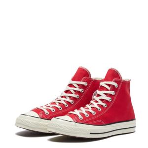 converse rouge haute taille 38