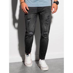 JEANS Pantalon long en jean - Ombre - Pour Homme - Noir