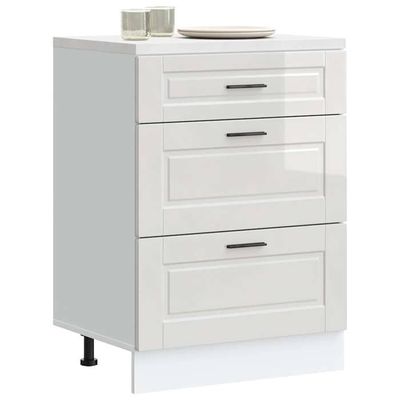 VidaXL Armoire De Cuisine Porto Chêne Artisanal - Meuble D'Évier Avec Tiroir - Rangement Pratique Et Élégant