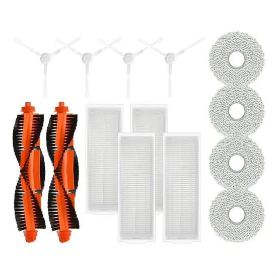 Kit Accessoires Aspirateur Robot Xiaomi X20+/X10+ - 23 Pièces : Brosses, Filtres, Sacs, Serpillères - 6