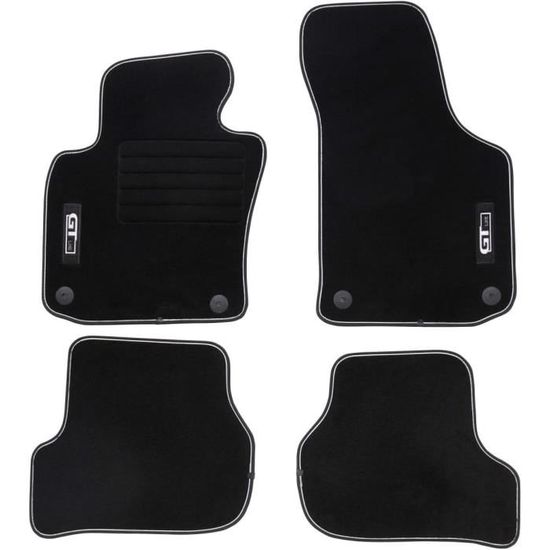 Lot De 2 Tapis De Vidange Huile Voiture - Rond 45 Cm, Anti-éclaboussures Polyester - Pour Garage Et Bricolage