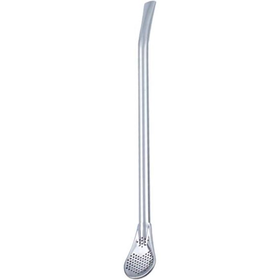 Cuillère à Cocktail Longue 40cm En Acier Inoxydable - Manche Torsadé Doré - Pour Bar Et Mélange