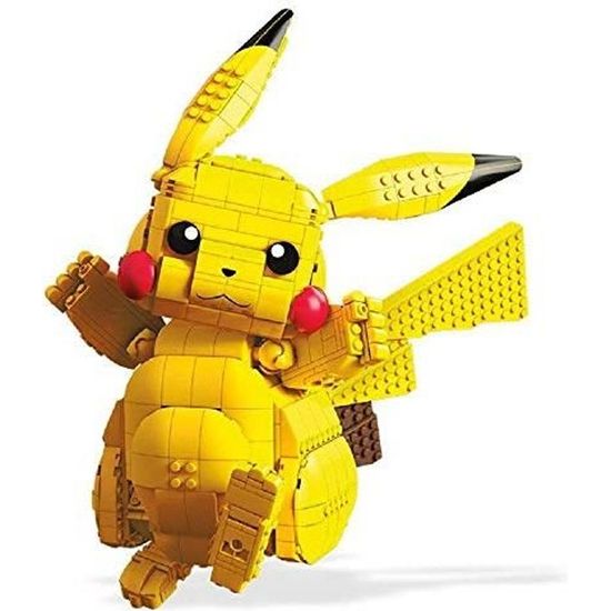 2 avis sur Jeu de construction Mega Bloks Pikachu géant à construire 325  pièces Jaune - Autres jeux de construction