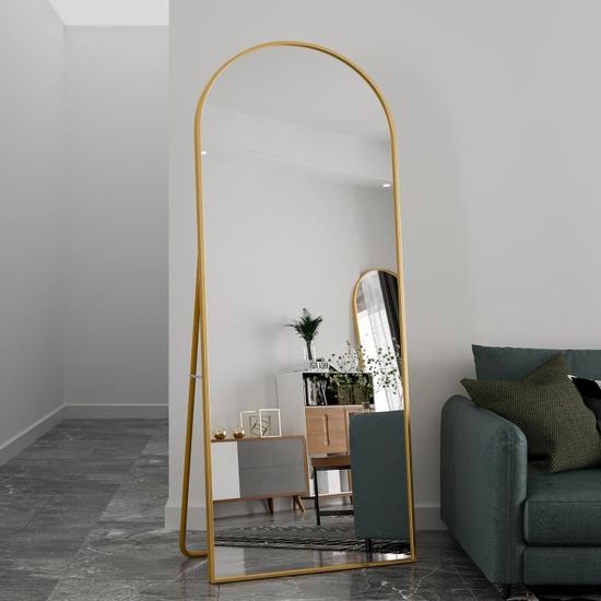 Miroir rond 20x7x20 cm en métal doré | Maison et Styles