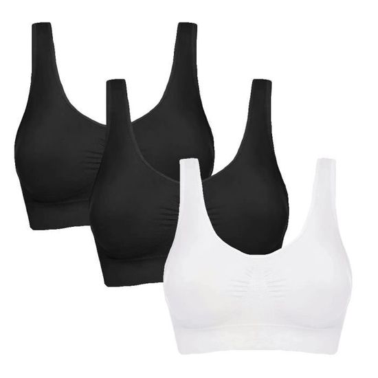 Brassière Sport Femme Grande Taille Impact Elevé Sans