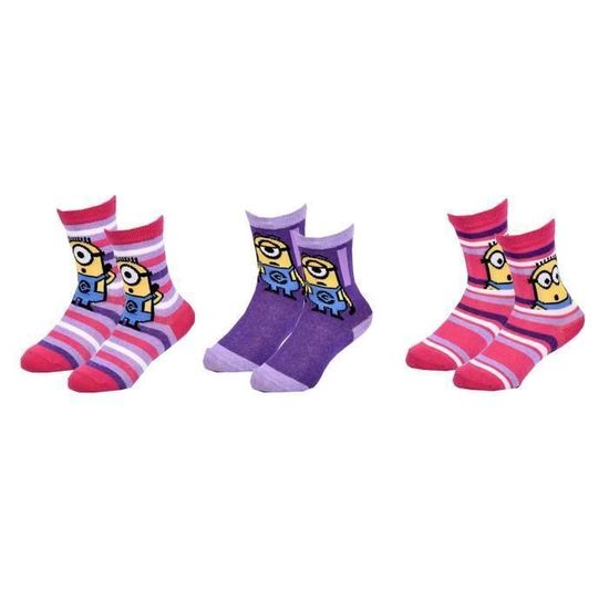 Chaussettes Pack Fille MINIONS