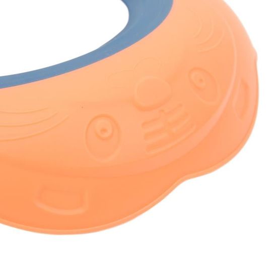 Chapeau De Bain Bébé Couronne Lavable - Protection Yeux Oreilles Pendant Le Shampoing - Taille Réglable à Partir De 6 Mois