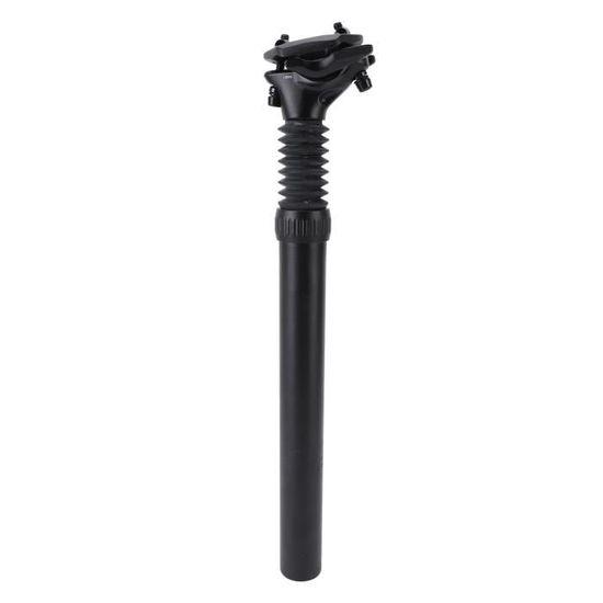 Tige De Selle VTT Avec Amortisseur à Ressort - Diamètres 25.4 à 31.6 Mm, Longueurs 350/400 Mm | Alliage Aluminium, Réglable