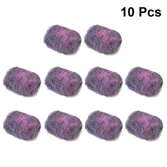 2 éponges à Récurer En Inox Avec Poignée + 4 Rechanges – Pour Casseroles, Grills, Plaques