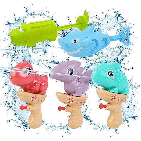 Mini pistolet à eau transparent pour enfant, jouet d'extérieur, idéal pour la plage, nouvelle collection été / Piscines et jeux d'eau