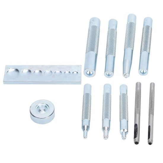 QUARKZMAN Poinçon Creux Oeillet 1,5 Mm – Outil De Pose D’Œillets Pour Cuir, Tissu, Sacs, Rideaux & Maroquinerie Artisanale