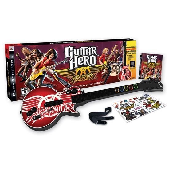 Guitar Hero Aerosmith + Guitare Pour PlayStation 3