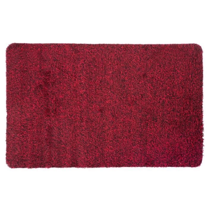 Tapis d'entrée - L 90 x l 60 cm - Rouge 90 cm