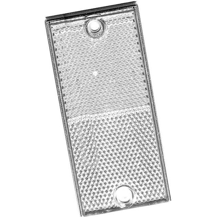 Catadioptre Blanc a Visser - 105x48 mm