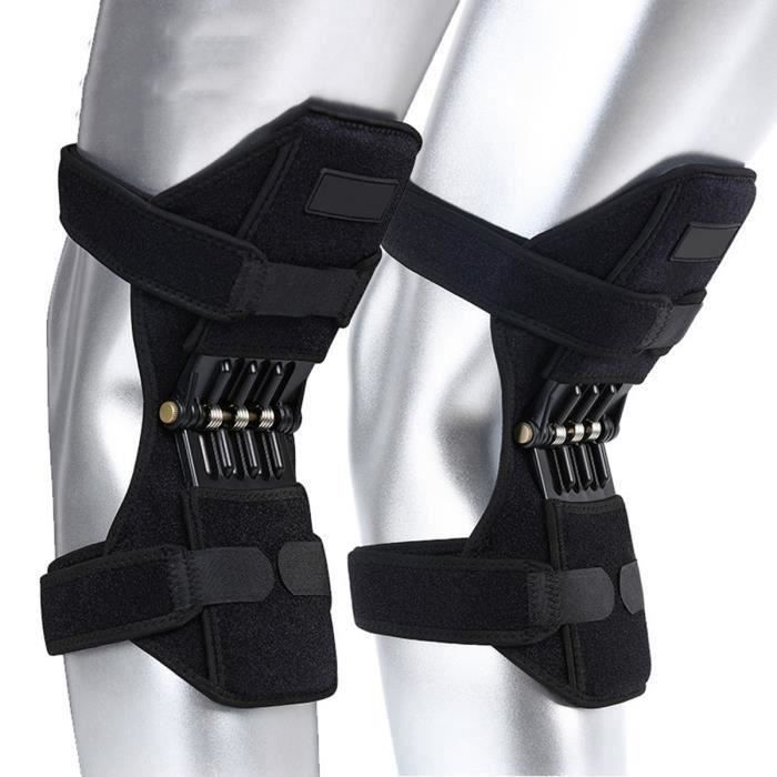 1 PC Genouillères De Soutien Articulé Du Genou Ressort De Puissance Force Stabilisateur De Genou Attelle pour l'arthrite Tendinite