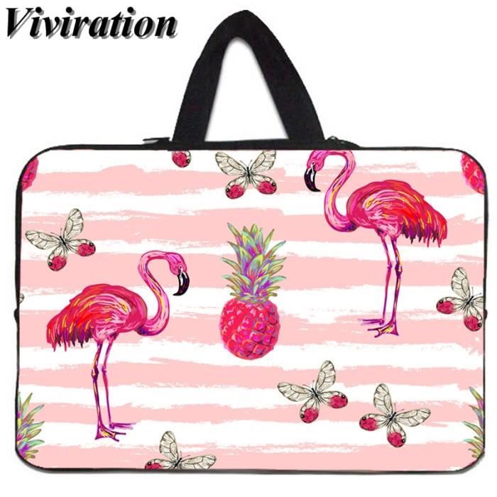 Sacoches & Housses Ordinateur,Viviration housse de transport pour HP MacBook Air 11-Google Chromebook - Type Flamingo002-14 pouces