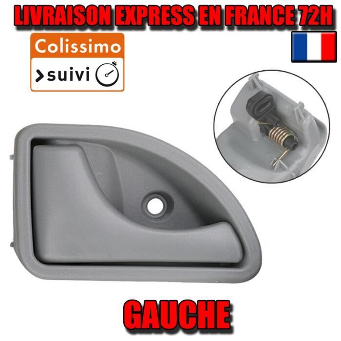 Poignée de Porte Intérieure Avant gauche pour Renault/Twingo/Kangoo GRISE