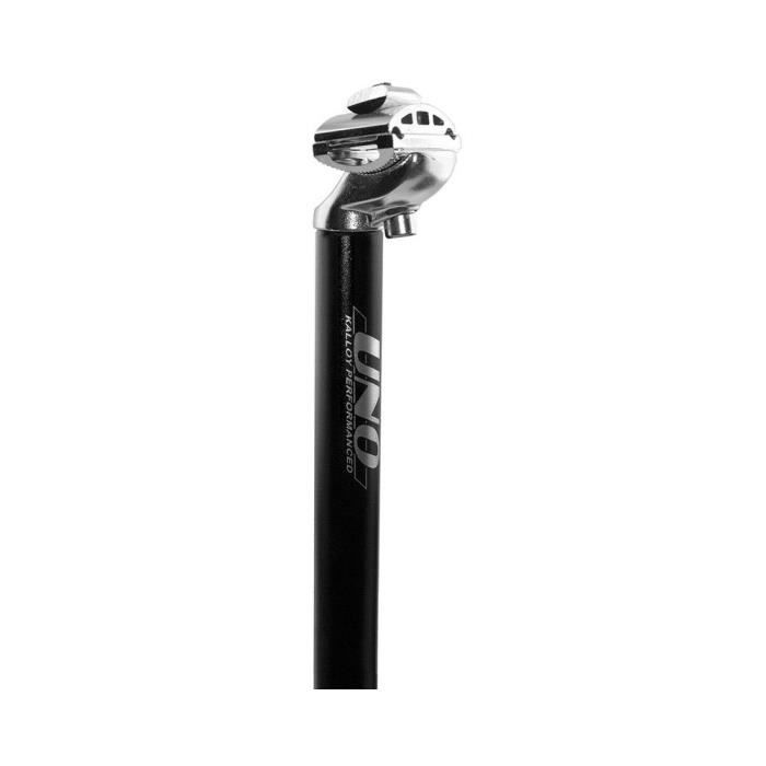 Tige de selle de vélo UNO L : 400 mm Ø25 Noir